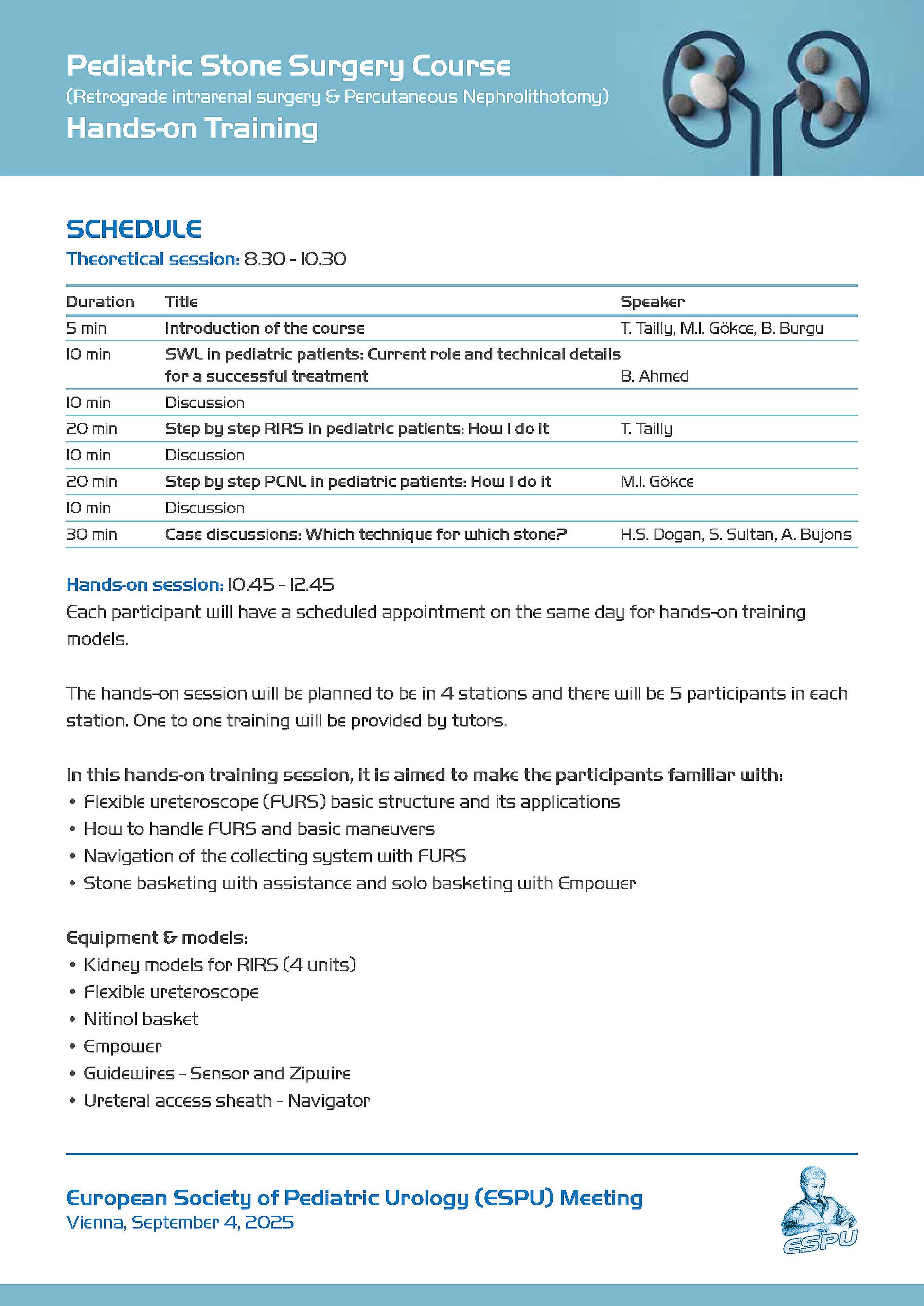 ESPU 2025 RIRS Hands on program Page 2